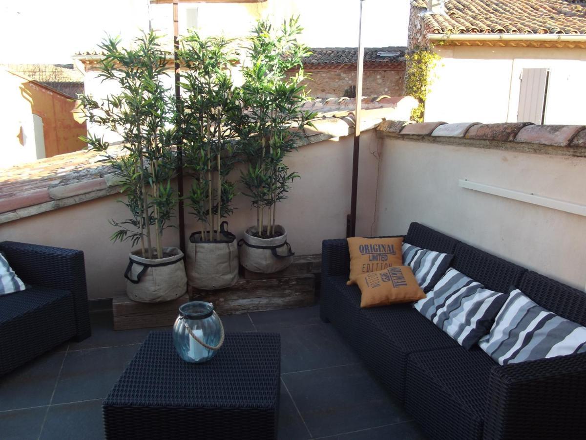 Ferienwohnung Terrasse Des Ocres Roussillon en Isere Exterior foto